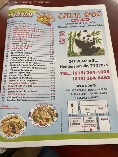 It's a place that everyone in the area know and love. . China wok hendersonville tn